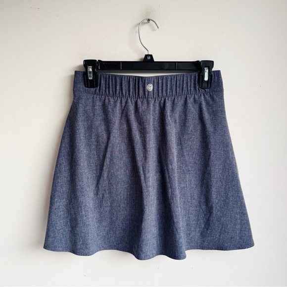 T BY TALBOTS Heather Blue Skort Size XS - Picture 2 of 5